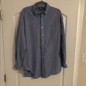 Ralph Lauren Men’s Blue Button-Up Shirt